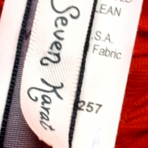 Plus Size 2x Red Seven Karat Long Sleeve Off Shoulder XLCollar  Party Dress - Picture 8 of 13